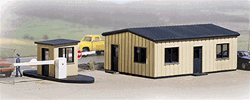 Walthers 3517 HO Office & Guard Shack Kit