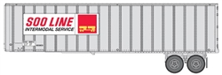 Walthers 2613 HO Flexi-Van 40' Trailer 2-Pack Assembled Soo Line