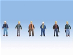 Walthers 6047 HO Construction Workers pkg (6) Set #2