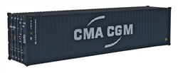 Walthers 8257 HO 40' Hi Cube Corrugated Side Container CMA-CGM New Logo