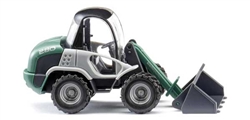 Wiking 65305 HO Kramer 280 Wheel Loader Assembled Green Gray Silver