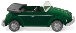 Wiking 80208 HO 1964-1974 Volkswagen Beetle Convertible Top Down Yucca Green