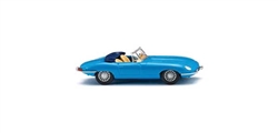 Wiking 81707 HO 1961-1967 Jaguar E-Type Convetible Assembled Top Down