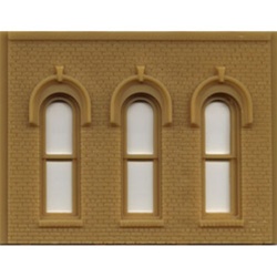 DPM 90102 O Modular Walls Arched Window Walls Pkg 2