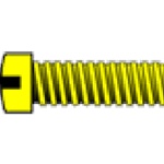 Woodland H822 00-90 1/4" Fillister Head Machine Screw (5)