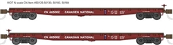 Wheels of Time 50125 N 53'-6" General Service Welded Fish Belly Flatcar Canadian National #665002 